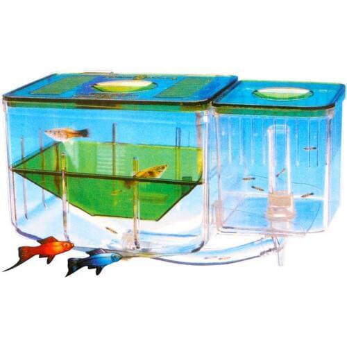 Saim Mini Aquarium Plastic Fishes Bowl Betta Fish Tank Accessories For Aquarium Turtle Tank Decoration aquario Breeding Box