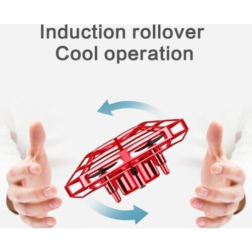 Mini Helicopter UFO RC Drone Infraed Hand Sensing Aircraft Electronic Model Quadcopter Flayaball Small Drohne Toys For Children