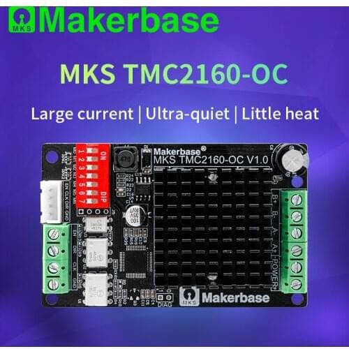 MKS TMC2160_OC high-power stepper motor driver high torque noiseless fully compatible TMC5160motion controller 3D printer parts
