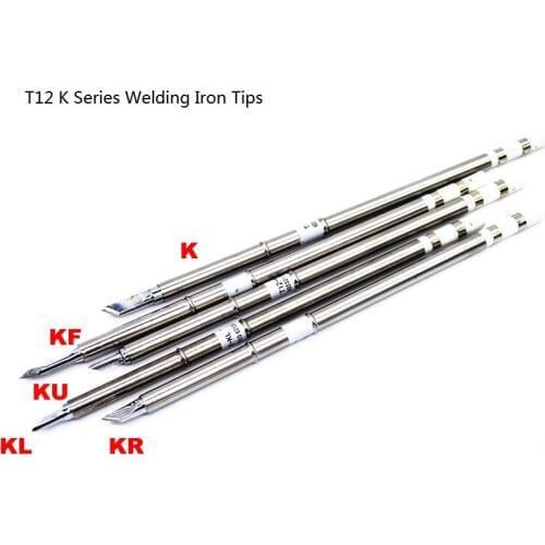 T12-K KL KR KU KF Shape K Series Welding Iron Tips T12 For Hakko Soldering Rework Station FX-951 FX-952 Welding Tips Stings