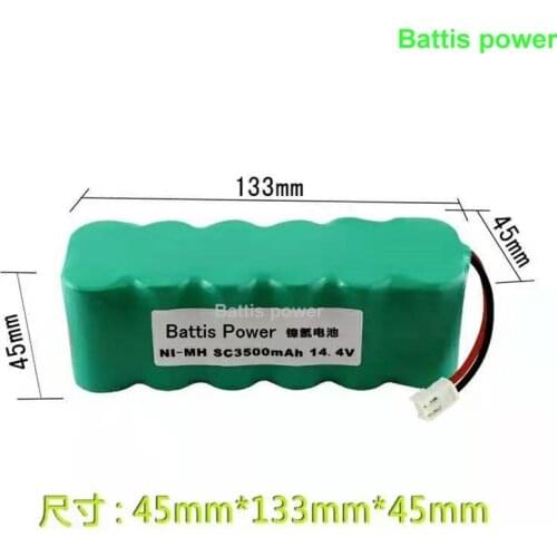 New 14.4V 3500mAh NI-MH Battery For VCR8845 VCR8895 VCR8840 VCA-RBT20 DJ96-0083C DJ96-00113C DJ96-00136B cleaner