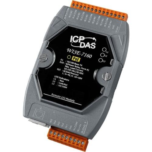 New Original Spot Photo For WISE-7160 6 Power Relay Output, 6 Channel Isolated Digital Input PoE Module