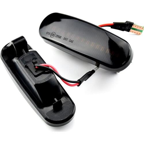 Sequential Lamp LED Dynamic Side Marker Light For Fiat Panda Punto Evo Stilo Qubo Peugeot Citroen Lancia Musa 350