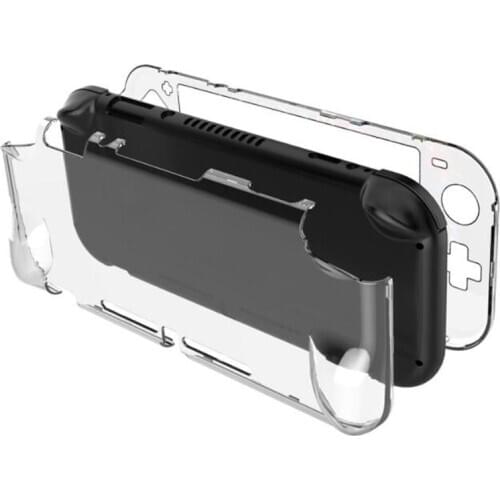 Clear PC Hard Case Protective Cover Shell for Nintend Switch Lite NS Mini Game Console Crystal Transparent Full Body Protector