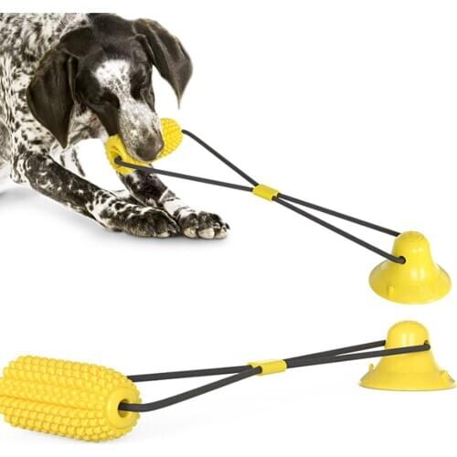 Rubber Dog Chew Toys Dog Toothbrush Teeth Cleaning Toy Cat Pet Toothbrushes Brushing Stick Pet Cat Toy Supplies Goods for pets