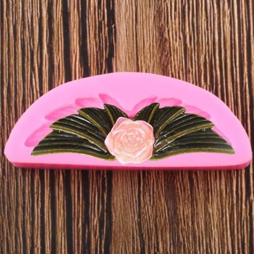 Rose Flower Silicone Molds Wedding Cupcake Topper Fondant Cake Decorating Tools DIY Cake Baking Candy Chocolate Gumpaste Moulds