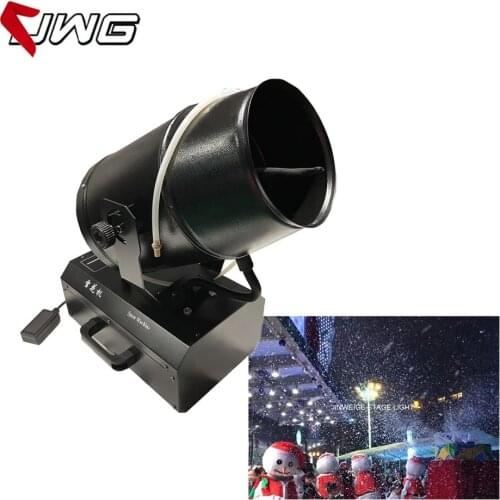 Free Shipping 2019 Newest 1800W Flurry Moving Head Snow Machine Stage Effect Remote Control For Holiday Stage Show