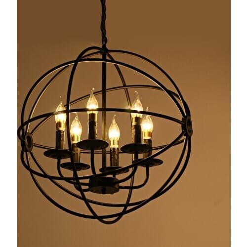 Modern industrial chandelier LED lamp hanging in living room, kitchen, color ball decoration, chandelier accessories