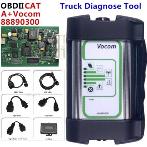 High Quality Proffesional Vocom 88890300 For Volo 88890300 Vocom Interface Truck OBD2 Diagnostic Tool