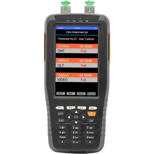 High Precision TM70B PON 1MW VFL Optical Power Meter Multifunction Fiber Tools