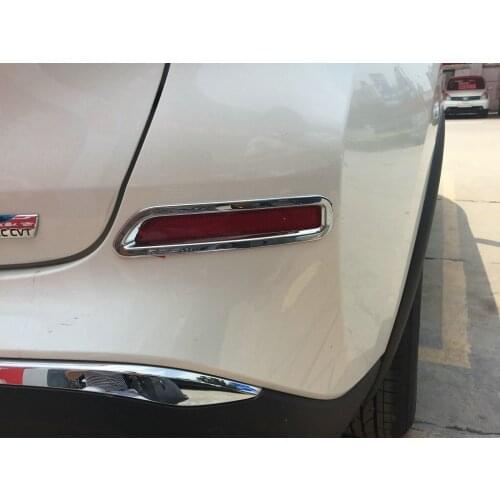 Rear Chrome Fog Light Cover Trim for 2015-2021 Nissan Murano Molding Car Accessories Decoration Style