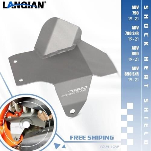 Exhaust pipe protection cover Shock heat shield Heat Shieldl FOR 790ADVENTURE S/R 2018-2021 890ADVENTURE/R 2020-2021 Accessories