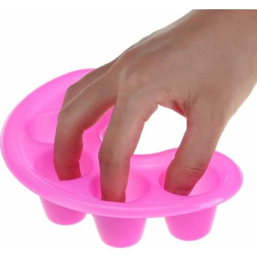 1pc Nail Art Soak Bowl Artificial Nail Removal Soaker Wash Bowl Powder Polish Remover Nail Spa Bath Treatment Manicure Tools