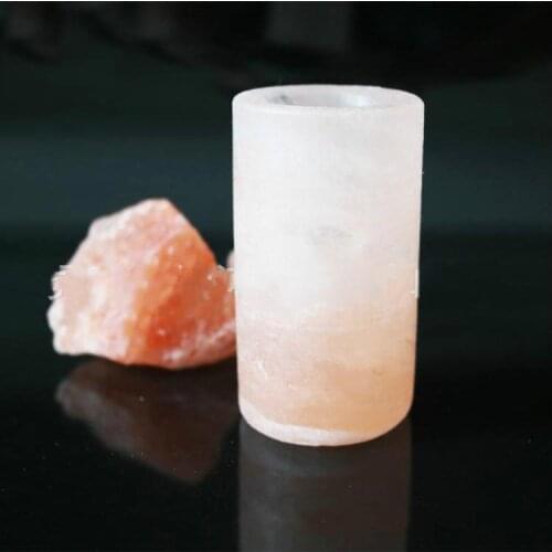 2pcs Himalayan Rose Mine Salt Cup Crystal Saline Cup Saline Cup Wine Cup Crystal Salt Cup Terminal