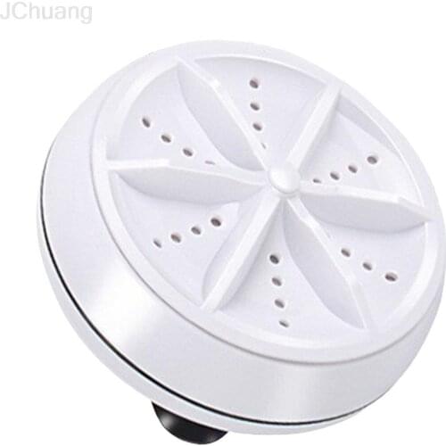 Mini Ultrasonic Washing Machine Portable Turbo Personal Rotating Washer Convenient Travel Home Business Travel USB