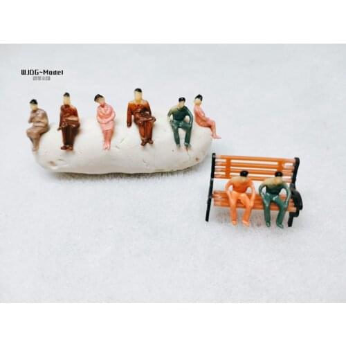 50pcs 1/100 of all the passengers sitting model diagram is used to train the landscape design