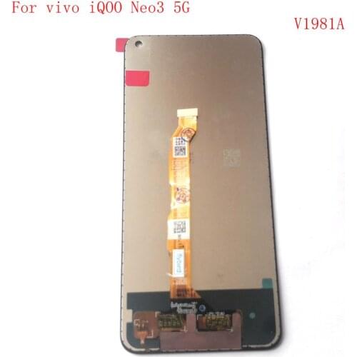 6.57"For Vivo IQOO Neo 3 5G LCD Screen Display+Touch Screen Digitizer Assembly Replacement Parts V1981A