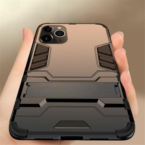 Armor Case For iPhone 11 Pro Max 12 Mini 7 8 Plus Hybrid Shockproof Kickstand Case For iPhone X XR XS MAX 6 6s 5 5S SE 2 2020