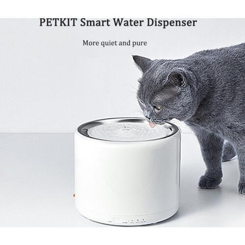 PETKIT 1.35L Aautomatic pet cat water fountain Smart pet cat water bowl no spill dispenser for kitten cat water fountain filter