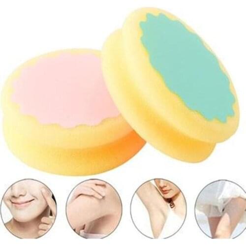 Painless Women Hair Removal Sponge Soft Cute Depilation Tools Skin Care Sponges Beauty Ladies Lovely Sponge for Hair Removal
