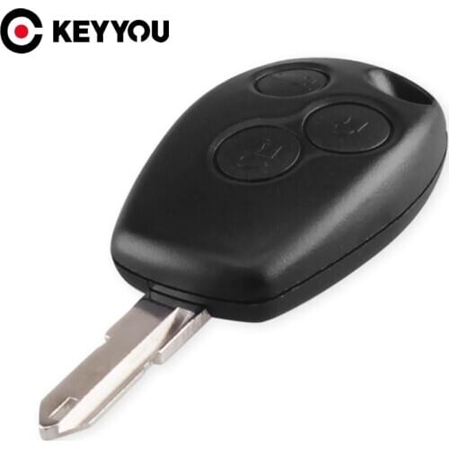 KEYYOU 3 Buttons Remote Key Cover Car Replacement Case For Renault Free Shipping