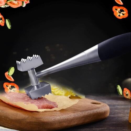 Zinc Alloy Meat Tendering Hammer Meat Hammer Pork Chop Steak Hammer Meat Floss Quality Multifunctional Creative Kitchen Tool