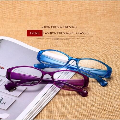CLARA VIDA 3paires!!! Retro Ultralight PC Frame for Women Men Unisex Rectangule Reading Glasses +1.0 +1.5 +2.0 To +4.0