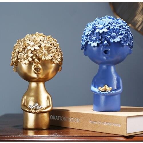 Nordic Character Doll Decoration Modern Creative Home Furnishing Wine Cabinet TV Cabinet Room Soft Decoration Art Decoration