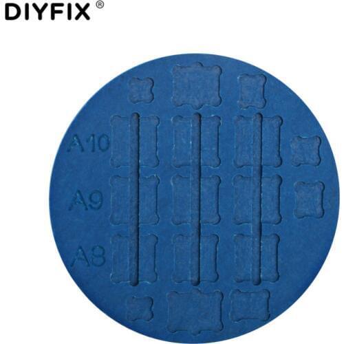 DIYFIX Glue Remove Base Microscope Resistant Groove for iPhone A8 A9 A10 A11 IC Chip with A11 Fingerprint Repair Working Station