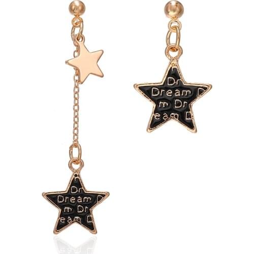 Korean Star Earrings Trendy Retro High-End French Earrings Temperament Long Personality Fashion Earring Friends Gifts