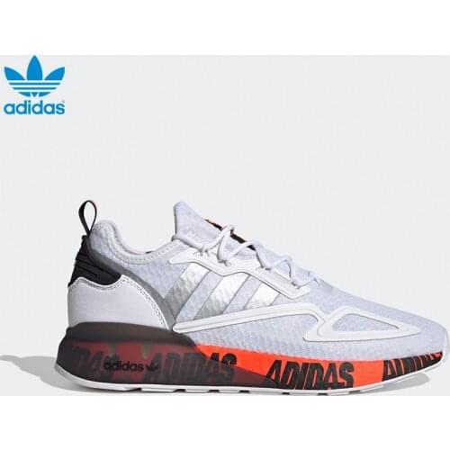 Original Adidas ZX 2K Boost Unisex Men 'S Women 'S White Sports Shoes FX7030 Adidas Sneaker