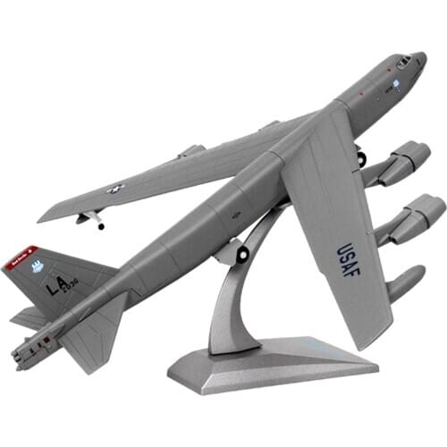 1/200 Scale Die Cast American B-52 Bomber Aircraft Toys Model Home Decor American Airplane Toys Military Model Aircraft