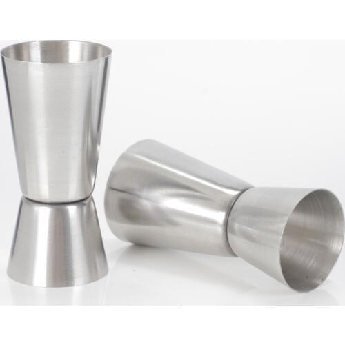 25 / 50ml dual purpose high quality stainless steel measuring cup metal measuring cup suitable for party home