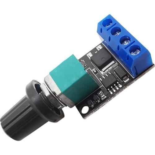 2Pcs DC Motor Speed Control Potentiometer Governor PWM Regulation Board LED Dimming 10A 5V-16V High Linearity Switch Module