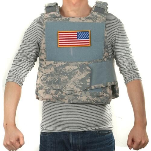 OUTDOOR TACTICAL US AIRSOFT PAINTBALL BODY ARMOR VEST BK HUNTING GAME WAISTCOAT ACU CAMO