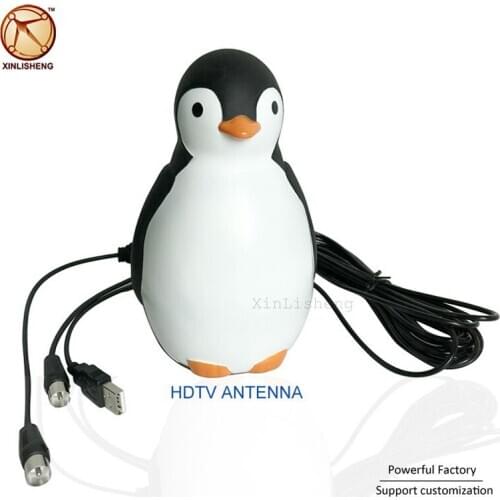 New DVB-T HDTV Amplifier Adhesion Indoor Omni UHF VHF Digital TV Antenna