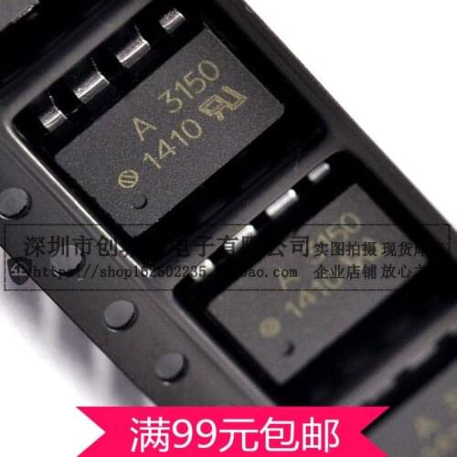 A3150 Optocoupler HCPL-3150 IGBT Gate Drive Optocouplers Isolator SMD SOP-8