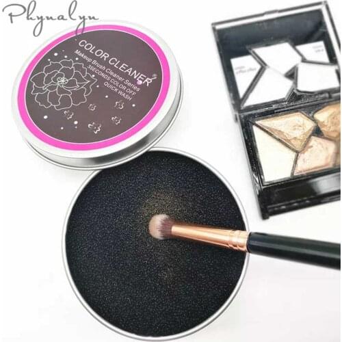 Makeup Brush Cleaner Cosmetic Brush Case Cleaning Eyeshadow Sponge Tool Cleaner Sponge Remover Quick Color Off