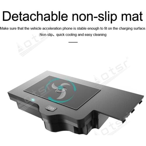 QI Wireless Quickly Fast Charge Special On-Board Charge Phone Charge Panel Android For BMW X3 2018 Car Non-slip Car Accessories
