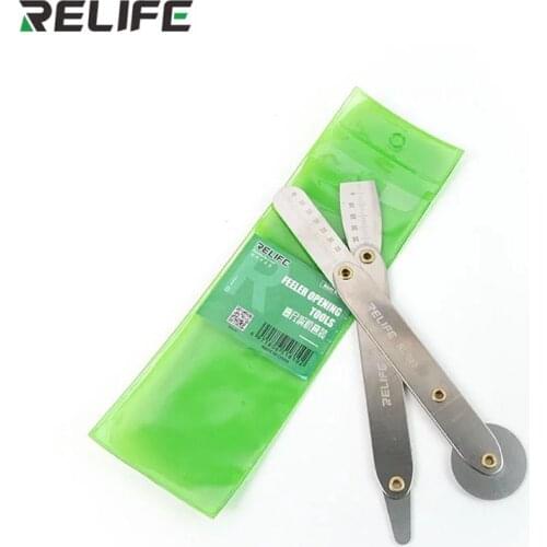 REIFE RL-060 Curved Screen Disassembly Steel Sheet Durable Feeler Gauge Set For Samsung Edge Screen Open Tools Pry CPU