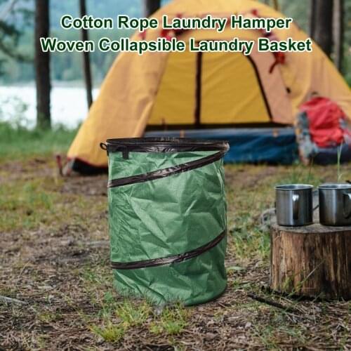 Gardening Bag Round Foldable Oxford Cloth Waterproof Waste Bag Fit For Store Garden Leaves, Outdoor Camping Garbage Dropshipping