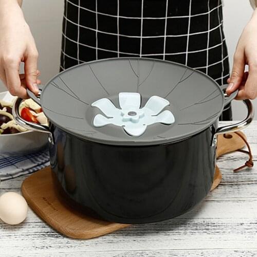 Silicone Flower Type Anti-overflow Pot Cover Universal Silicone Lids For Cookware Bowl Pot Lid Reusable Stretch Lids