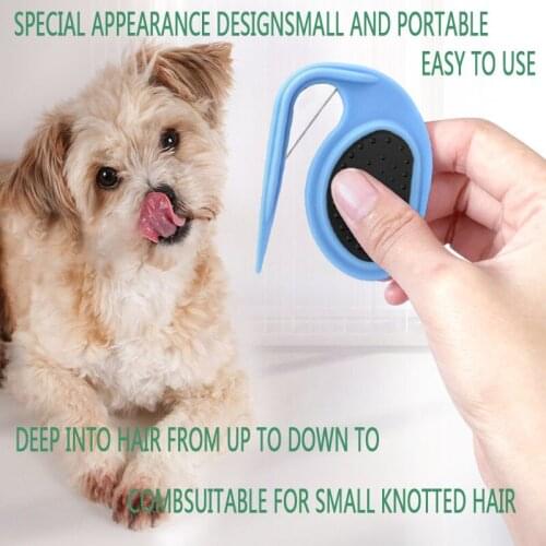Pet Dog Comb Open Knot Comb Untie Knife Pets Grooming Hair Brush Dogs Flea Combs Hairs Tools Accessories