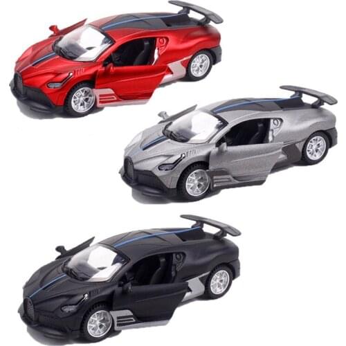 1:36 Alloy Sports Car Toy Supercar Pull-Back Cars Styling Design Movable Door Model Toys For Children Boys Gift