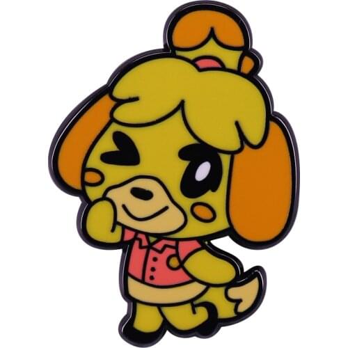 Super cute Animal crossing Mascots badge to take along on your island getaway
