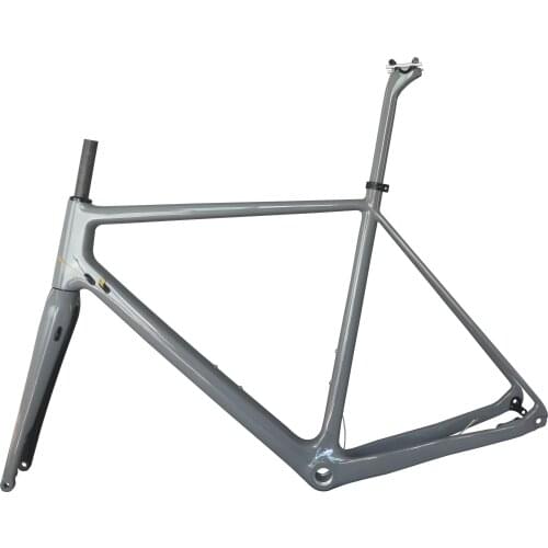 Cyclocross bicycles frame GR029 carbon fiber T700 custom paint 100X12mm or 100X15mm thru axle