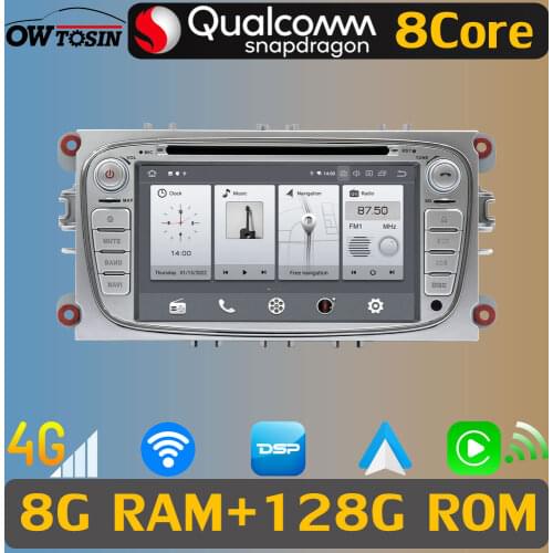 Android 10 PX6 4G+64G Car GPS Radio For FORD Mondeo Focus S C Max Galaxy Auto Stereo Carplay HDMI WiFi Car DVD Multimedia Player