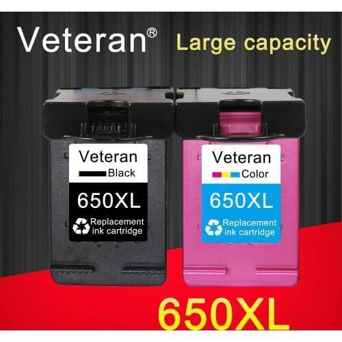 Замена картриджа Veteran 650XL для hp650 hp 650 xl Deskjet 1015 1515 2515 2545 2645 3515 4645 принтера