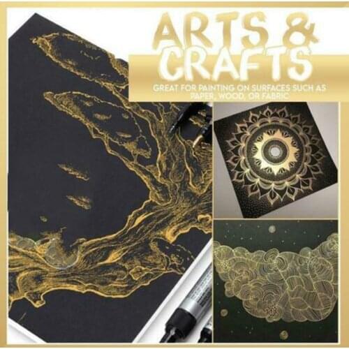 Liquid Mirror Chrome Marker Chalkboard Labels Paint Markers for Cards Writing Signature Painting Pens HY99