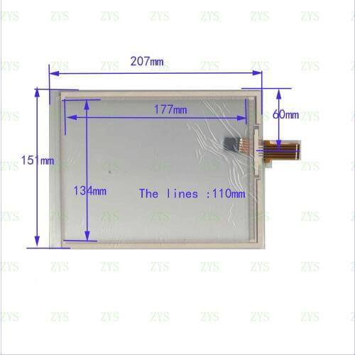 ZhiYuSun 10.1inch 5Wire Resistive TouchScreen Panel Digitizer 208*151mm this is compatible For GPS car 208*151 Industrial use
